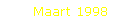 Maart 1998