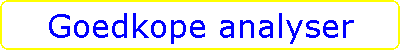 Goedkope analyser